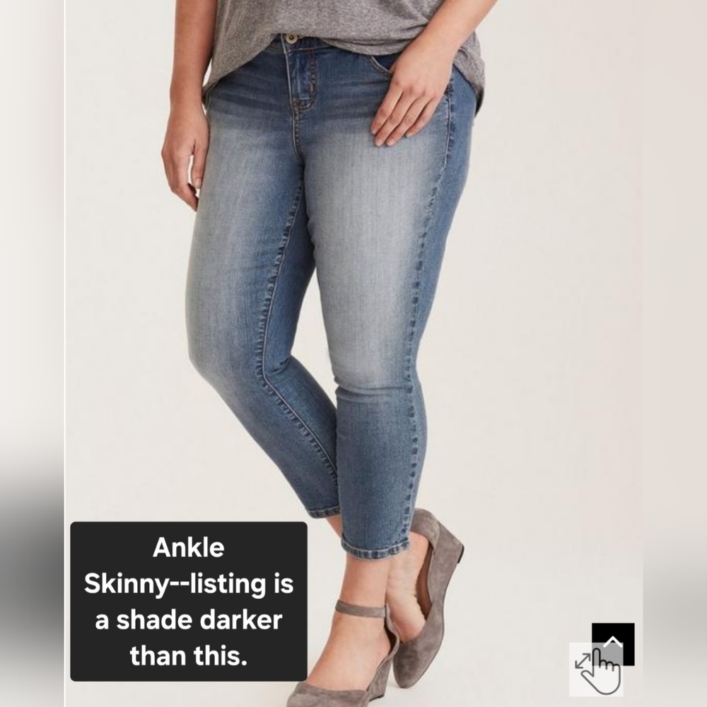 Torrid Ankle Skinny Medium Wash